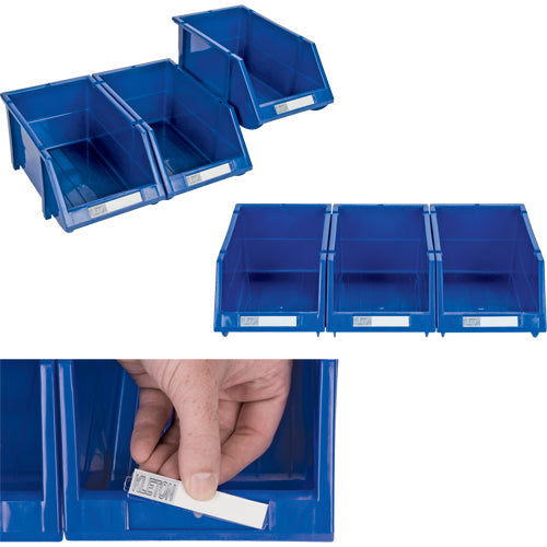Stack & Hang Bin, 7-7/8" W x 7" H x 17-11/16" D, Red