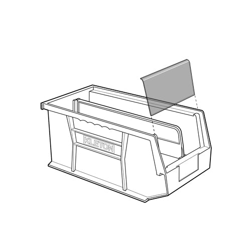 Stack & Hang Bin, 16-1/2" W x 7" H x 14-3/4" D, Green