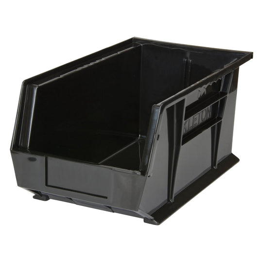Stack & Hang Bin, 8-1/4" W x 7" H x 14-3/4" D, Black