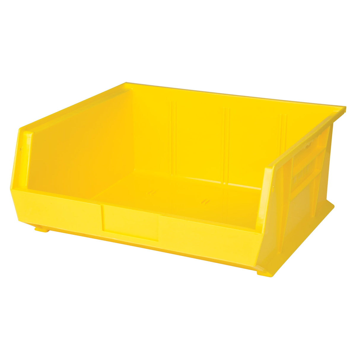 Bac de rangement empilable et suspendu, 16-1/2" L x 7" H x 14-3/4" P, Jaune