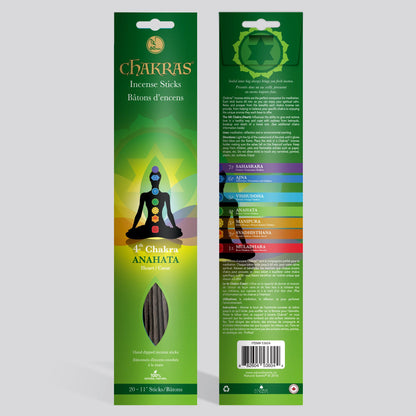 Bâtonnets d'encens Chakras #04 Anahata