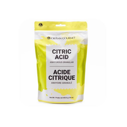 Citric Acid (Anhydrous Granular) - Specialty Ingredients - 16 oz. Bag - Ships Free Within Canada on Orders Above CAD $199