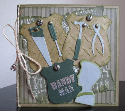 Marianne Design : Dies et Tampons Collectables - Bouclier
