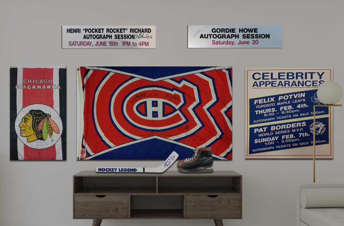 Let's Ask Lithograph Signed by Johnny Bower & Jean Béliveau