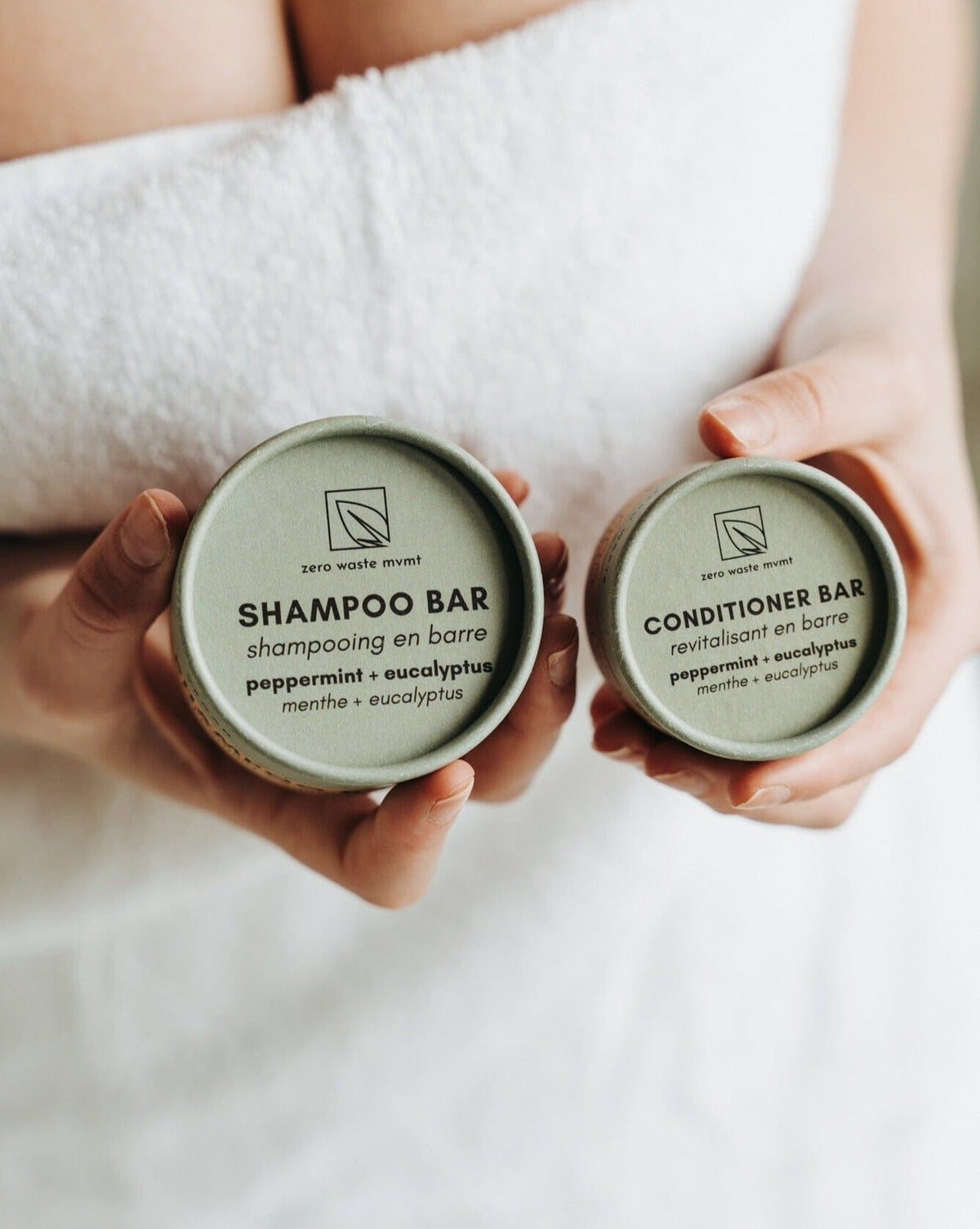 Après-shampoing Solide | Menthe Poivrée + Eucalyptus