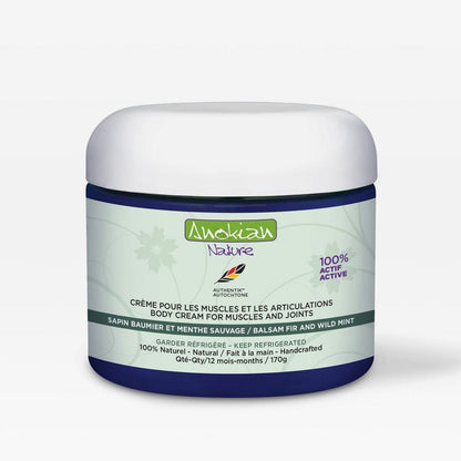 Crème naturelle pour tensions musculaires | Sapin baumier & menthe sauvage