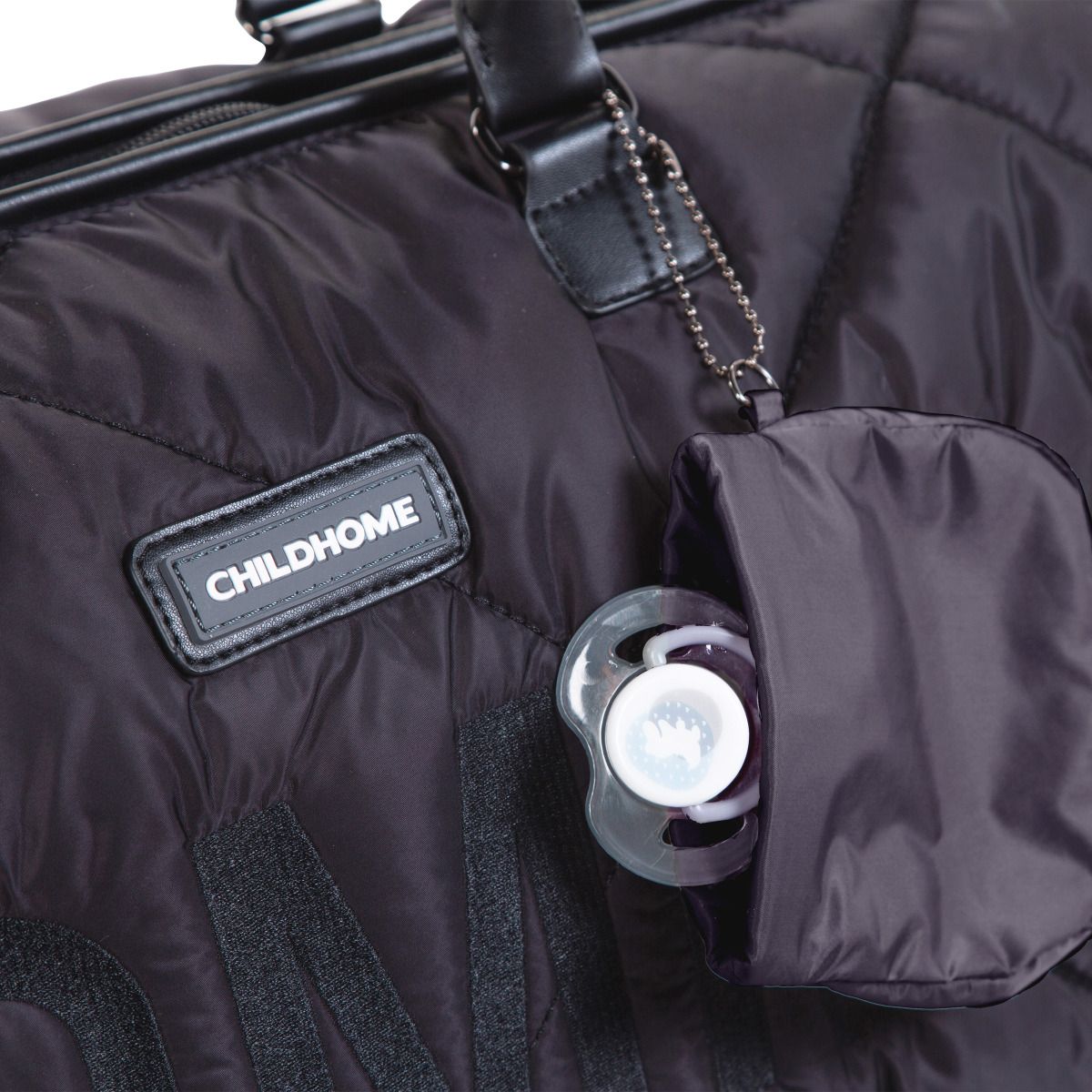 Sac à langer matelassé Cloud Comfort - Noir