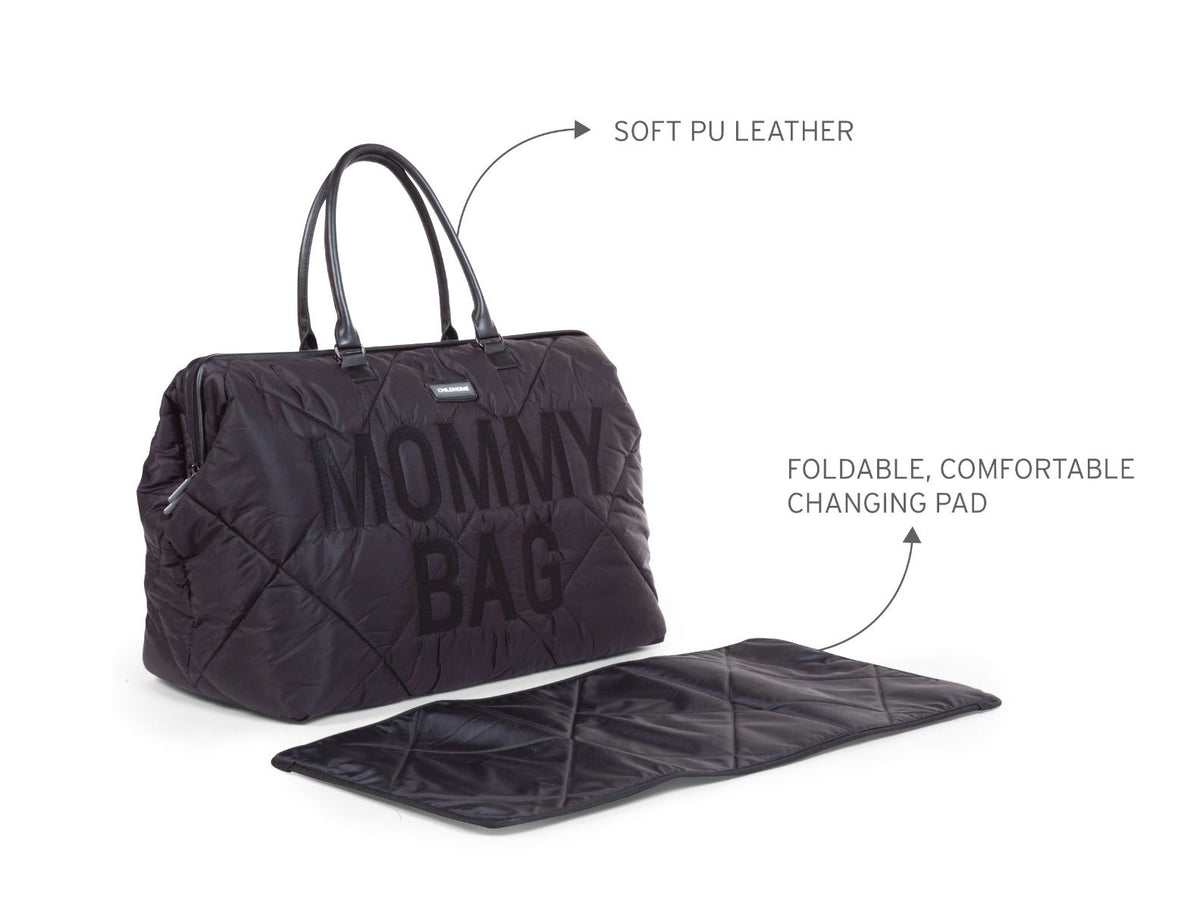 Sac à langer matelassé Cloud Comfort - Noir