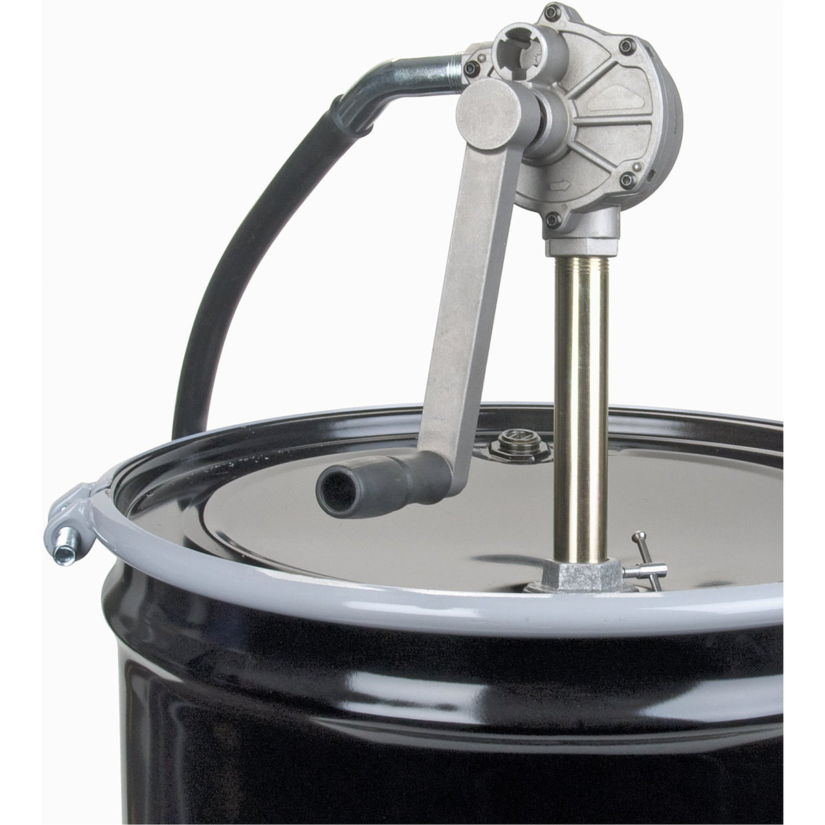 Rotary Type Drum Pump, Aluminum, Fits 15-55 Gal., 6-3/4 oz. per revolution
