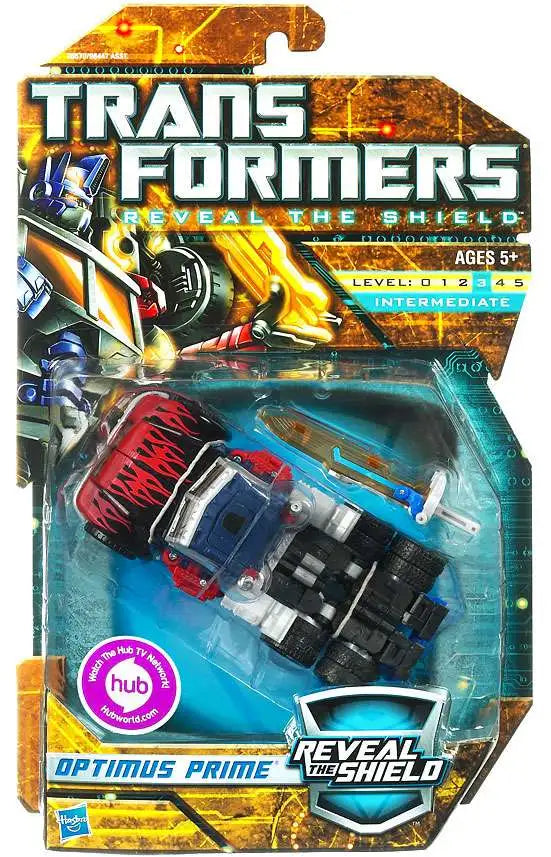 Figurine articulée Transformers Reveal the Shield La Chasse aux Decepticons Optimus Prime Deluxe - Génération 2