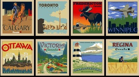Découvrir le Canada - Villes #1 - Tableau