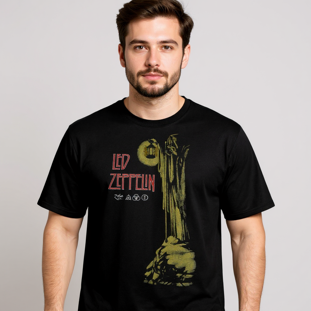 Led Zeppelin Stairway to Heaven Black T-Shirt