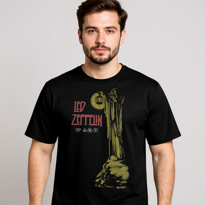 Led Zeppelin Stairway to Heaven Black T-Shirt