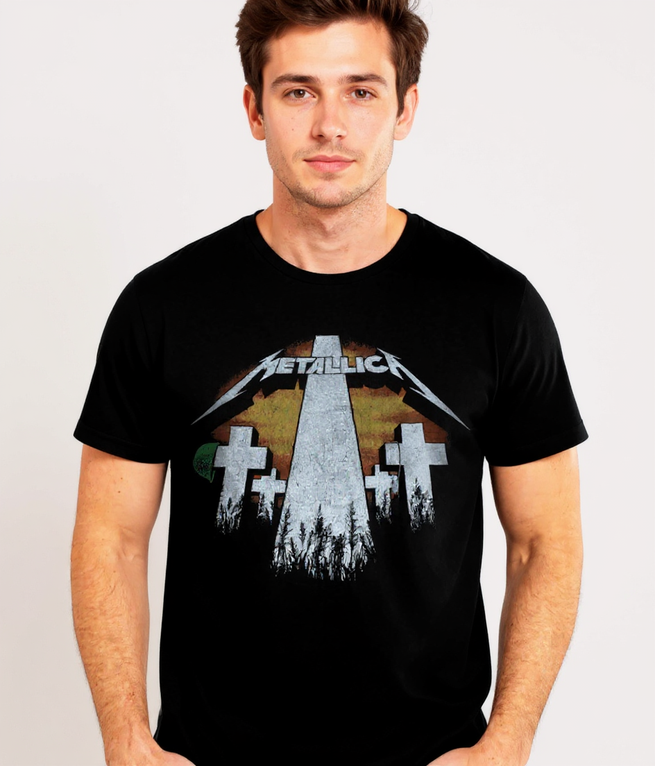 Metallica - Master of Puppets Black T-Shirt