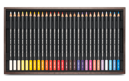 Caran d'Ache - Museum Watercolour Pencil - Wooden Box Set of 76