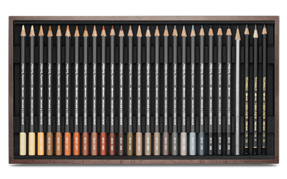 Caran d'Ache - Museum Watercolour Pencil - Wooden Box Set of 76