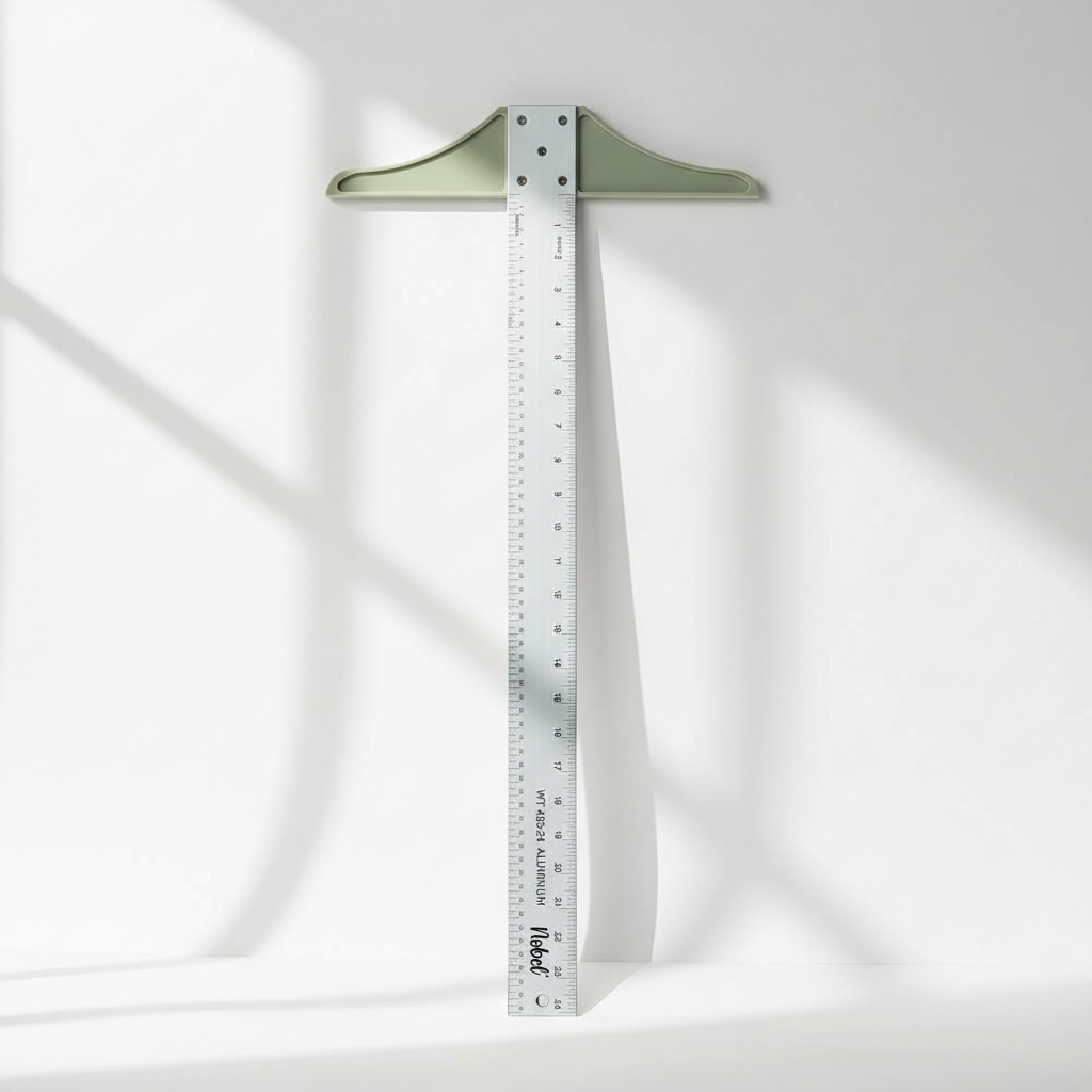 T-Square Ruler with Aluminium Fixed Head