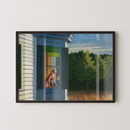 Edward Hopper - Matin à Cape Cod | Œuvre d'art célèbre (disponible encadrée à la main ou non encadrée)