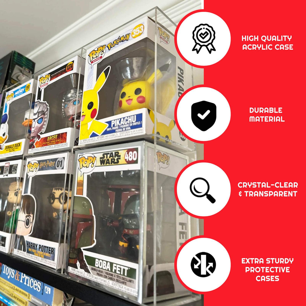 Étui EVORETRO Funko : Affichez et protégez votre collection avec style
