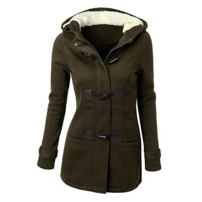 Women's Hooded Cotton-Padded Sweater Coat