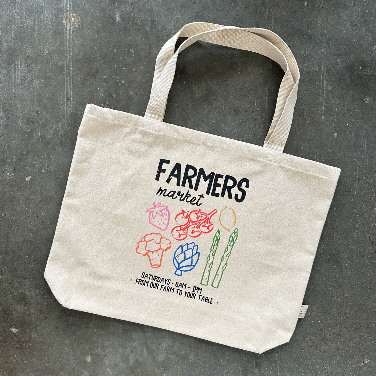 Sac fourre-tout du marché fermier