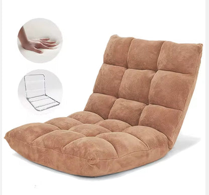 Lazy Sofa Single Foldable Tatami Bed Backrest Recliner Bedroom Balcony Leisure Sofa Bed Removable And Washable