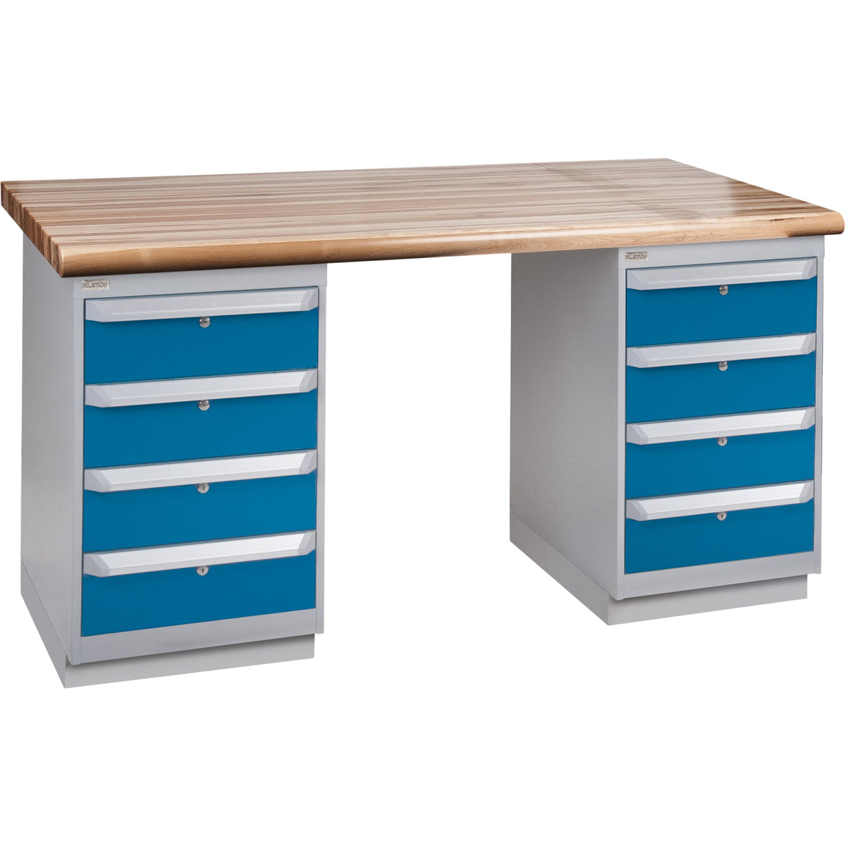 Heavy-Duty Workbench, Dual Drawers, 1500 lbs. Cap., 60" W x 24" D, 34" H
