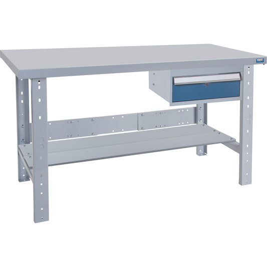 Établi modulaire robuste, 48 po l. x 24 po p. x 2500 lb de capacité