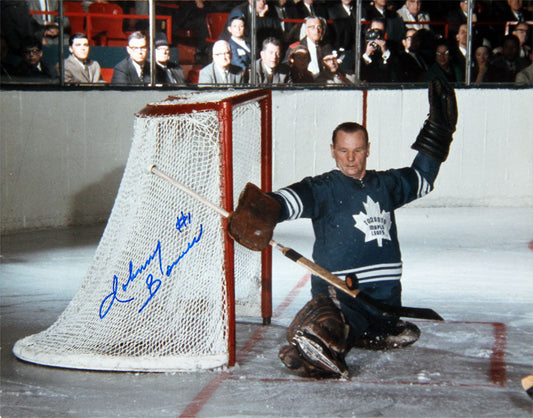 Johnny Bower Signed 8x10 Horizontal Photo