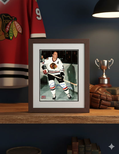 Bobby Hull Autographed 8x10 White Jersey Photograph
