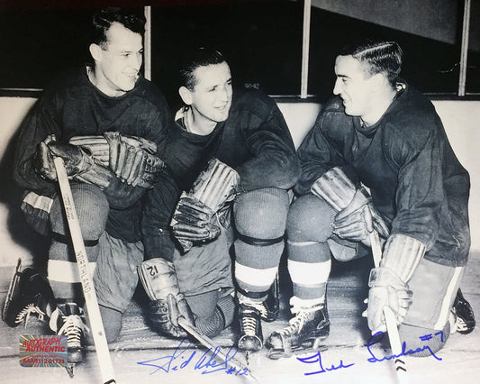 Sid Abel & Ted Lindsay Signed 8x10 Photo