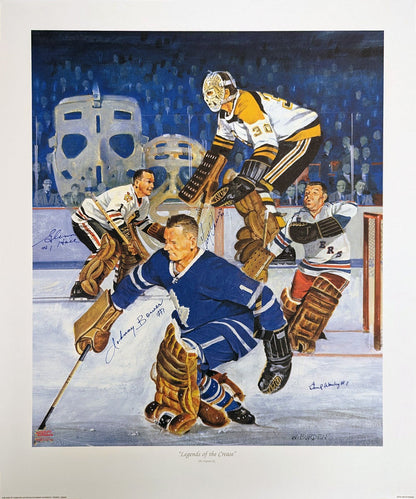 Legends of the Crease Signed Lithograph (24x20)