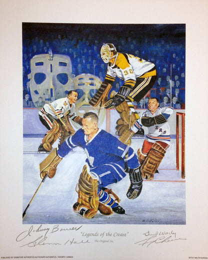Legends of the Crease Autographed Lithograph