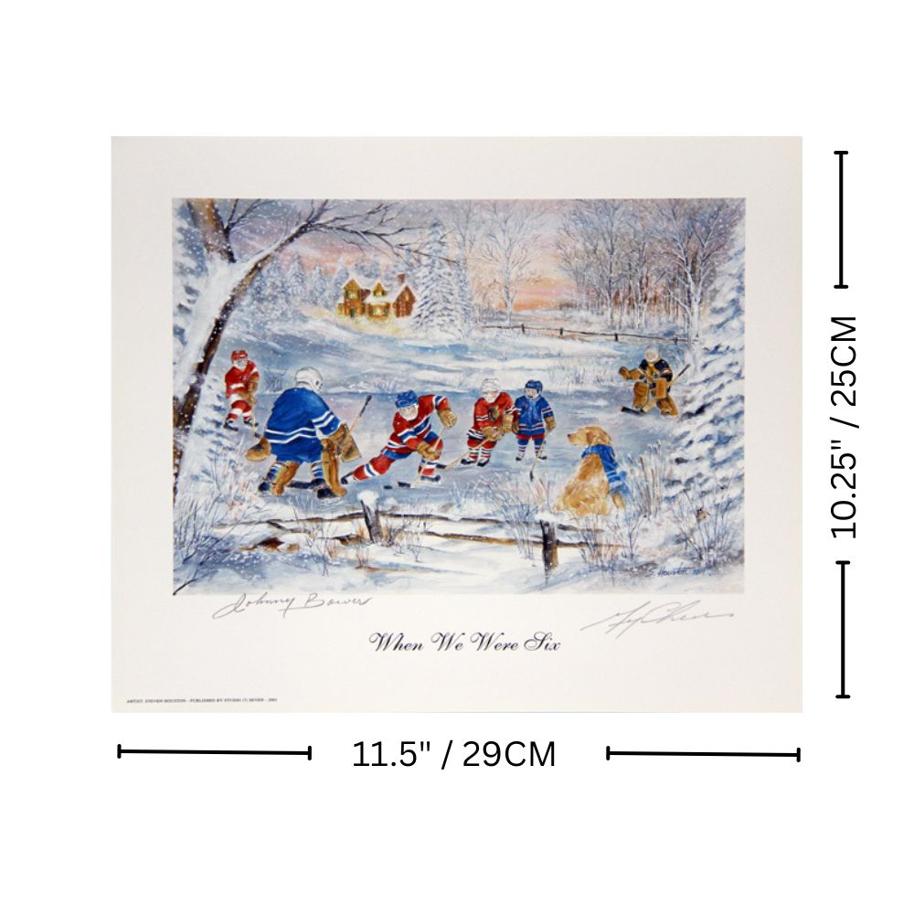 When We Were Six Autographed Lithograph