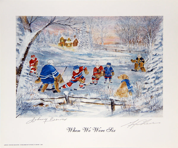 When We Were Six Autographed Lithograph