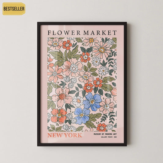 Impression d'art Marché aux fleurs : Exposition botanique de New York, Papier Giclée