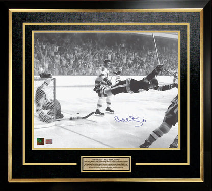 Bobby Orr “The Goal” Signed 16x20 Framed Photo