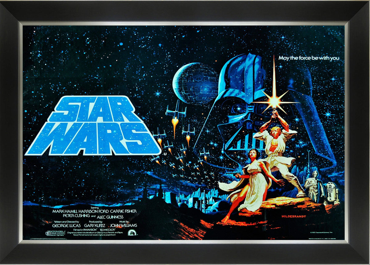 Star Wars Episode IV a New Hope Framed Poster Print Wall Art