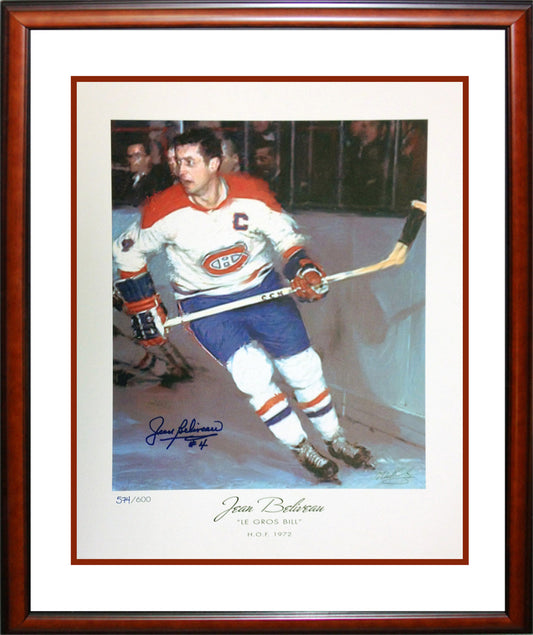 Jean Béliveau Signed Lithograph /600 (24x20)