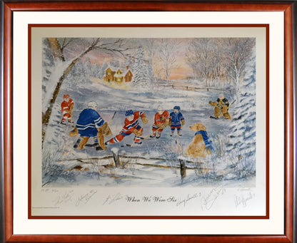 Framed When We Were Six Lithograph /20 (30x26)