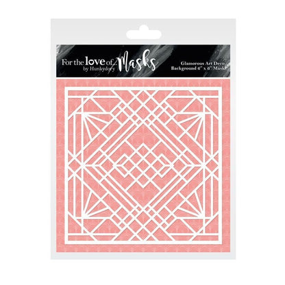 Pour l'amour des masques - Arrière-plan Art déco glamour