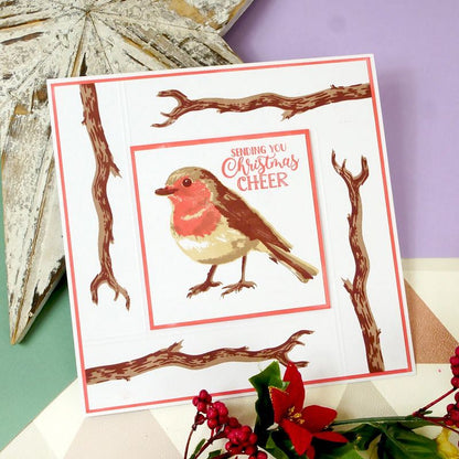 For the Love of Stamps - Layering Red Robin