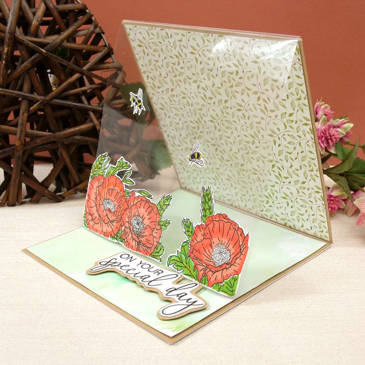 Pour l'amour des timbres - Prairie de coquelicots