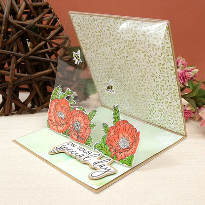 Pour l'amour des timbres - Prairie de coquelicots