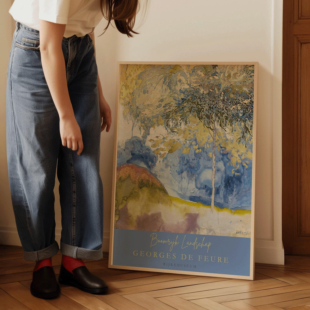 Georges de Feure - Boomrijk Landschap (Treerich Landscape) | Classic Impressionist Painting (available handframed or unframed)