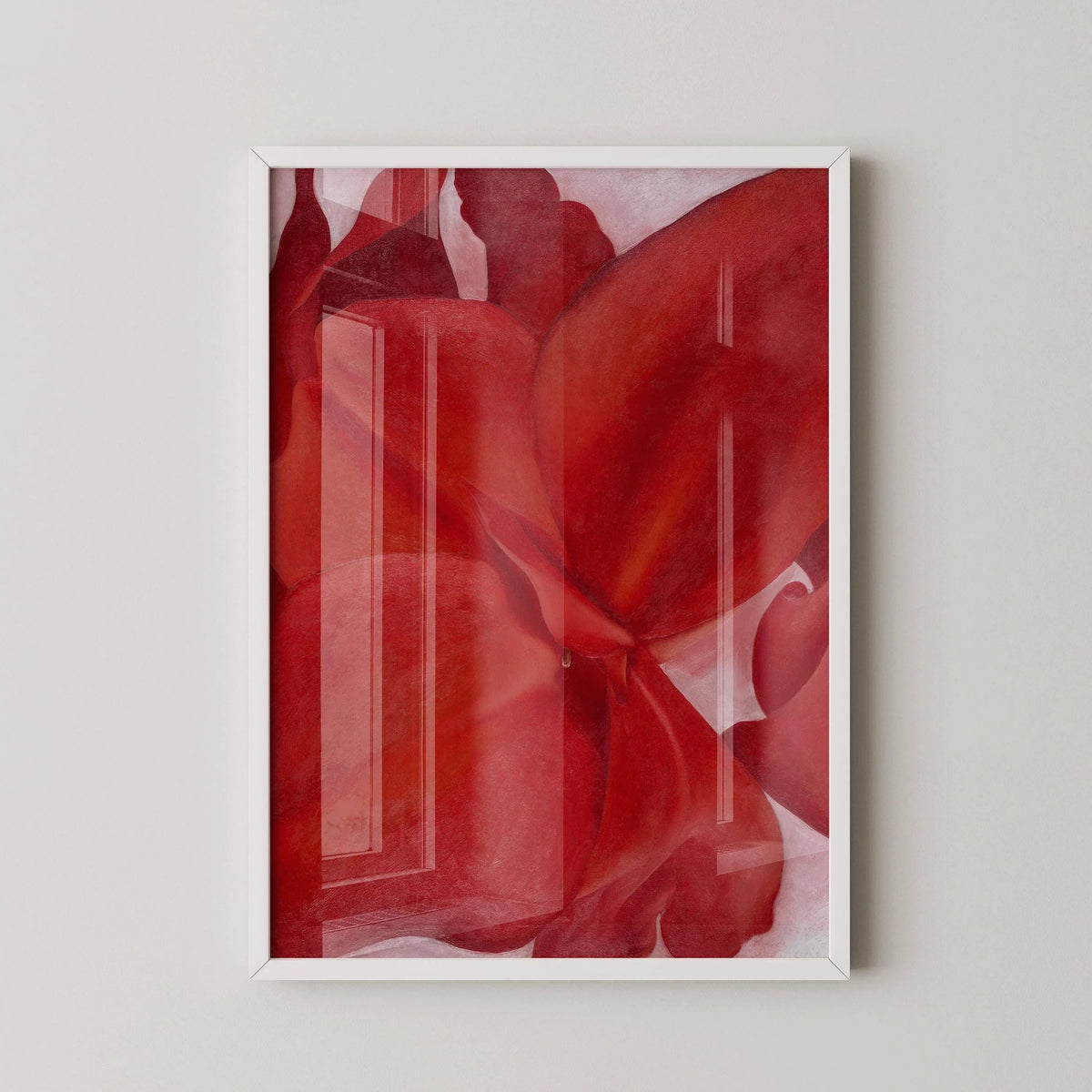 Georgia O'Keeffe : Cannas Rouges - Impression Giclée (Encadrée ou Non Encadrée)