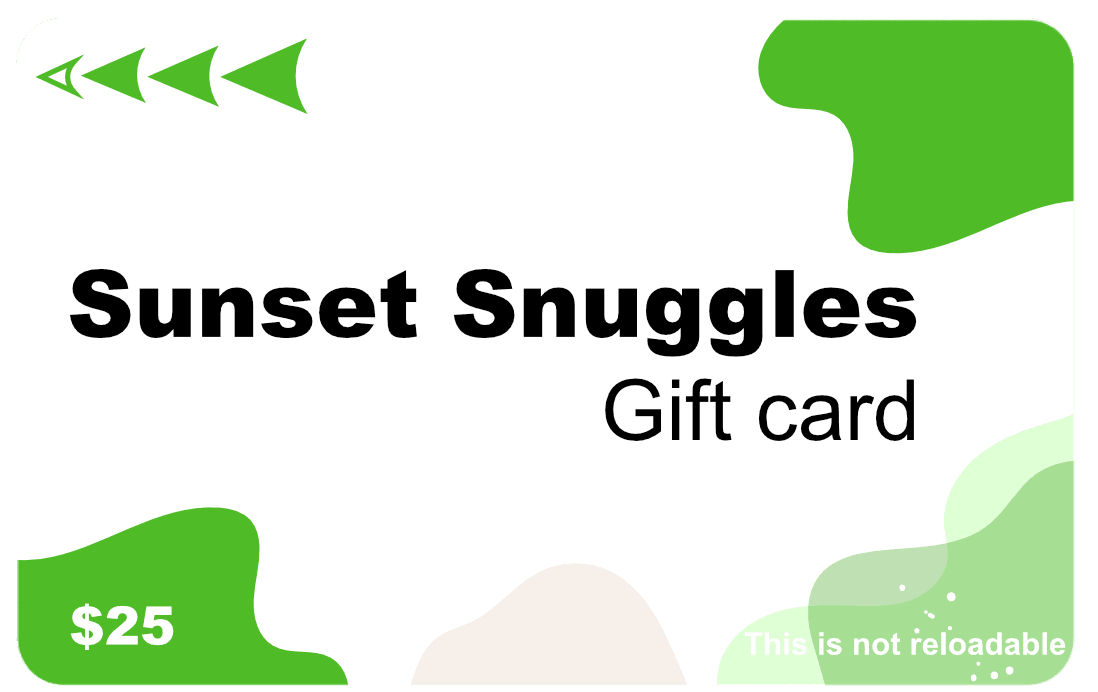 Sunset Snuggles Gift cards