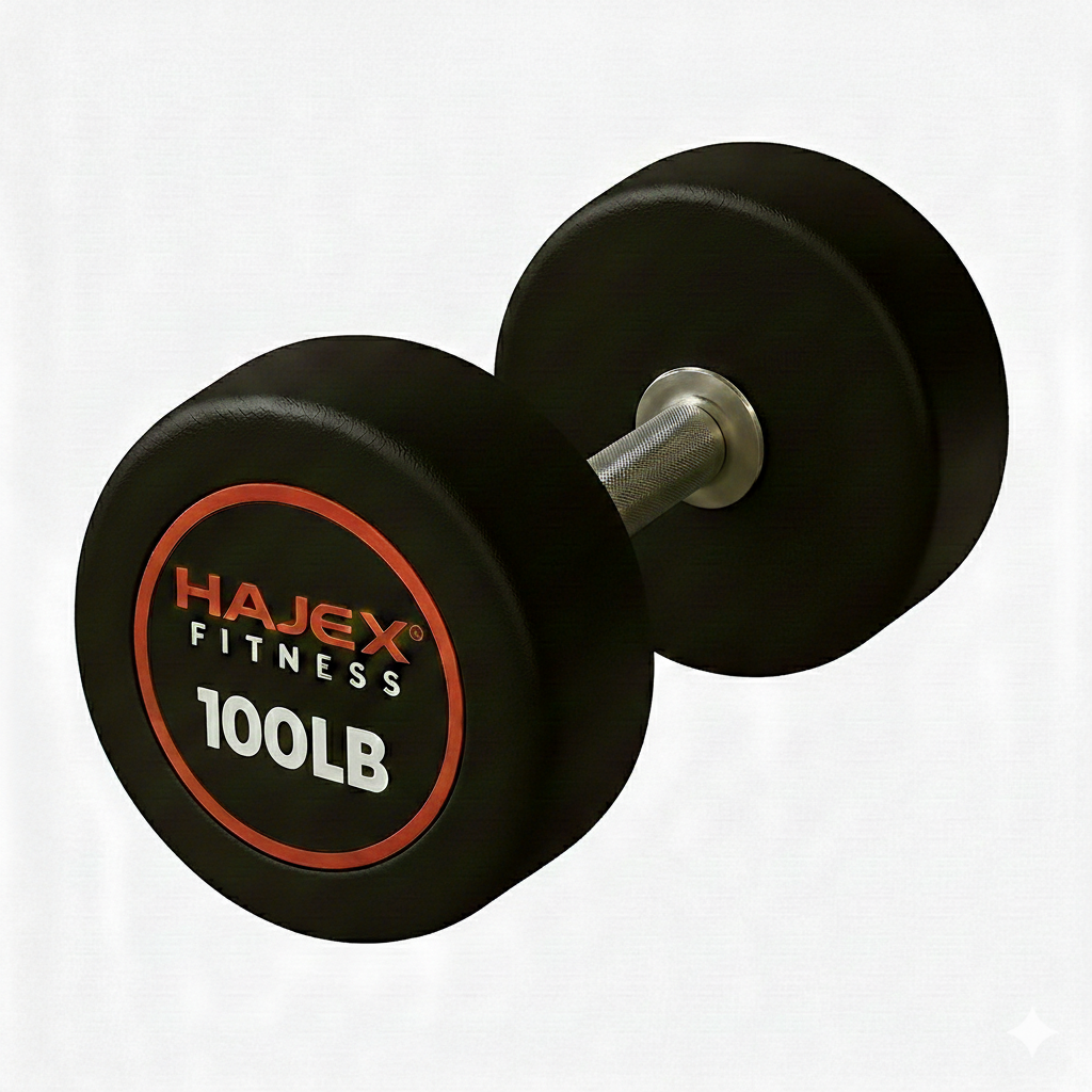 Haltères ronds HAJEX 5 à 150 LB (série Élite)