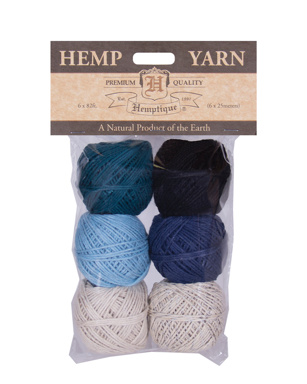 Hemptique Fil de chanvre Bonbons 6X25M