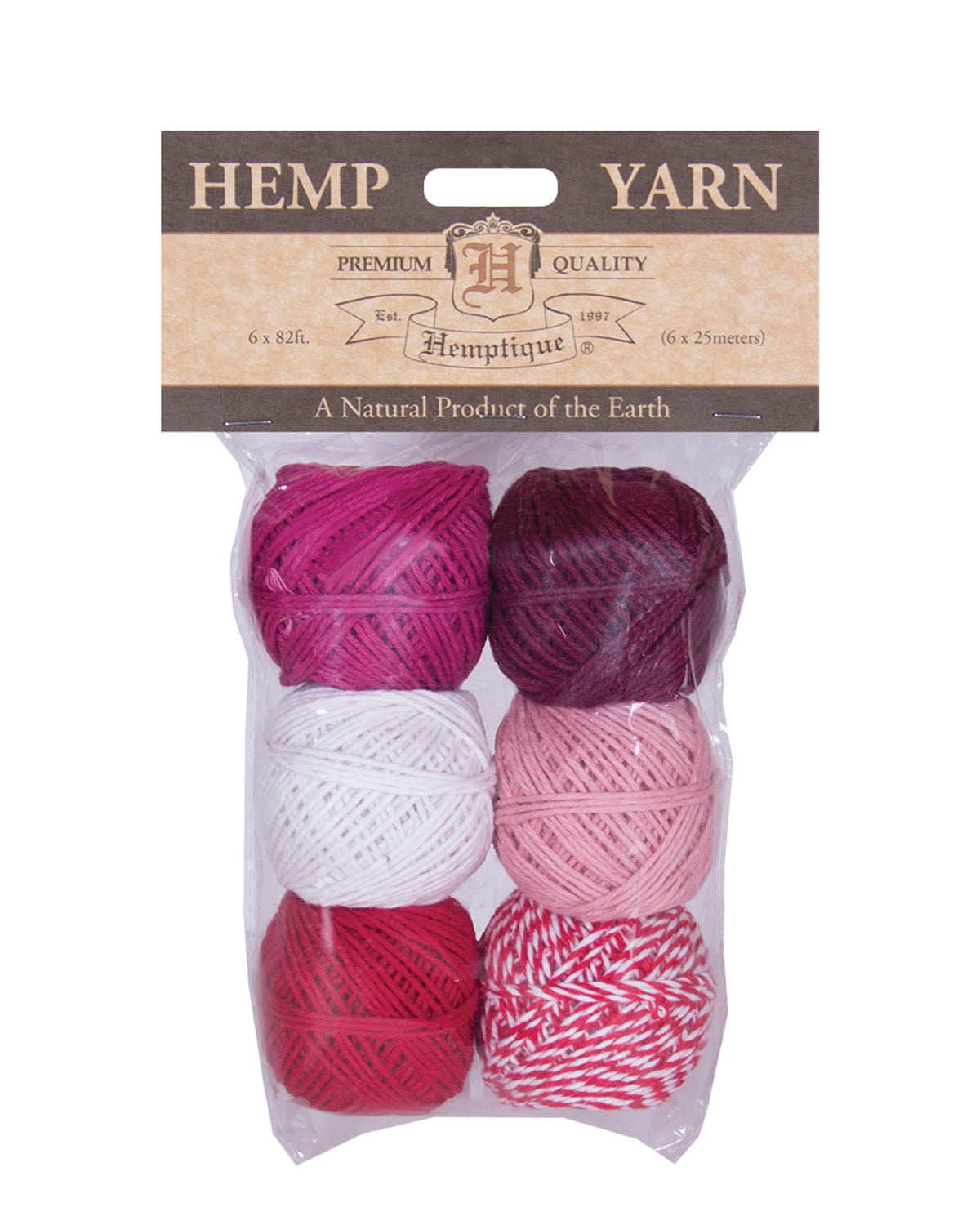 Hemptique Fil de chanvre Bonbons 6X25M